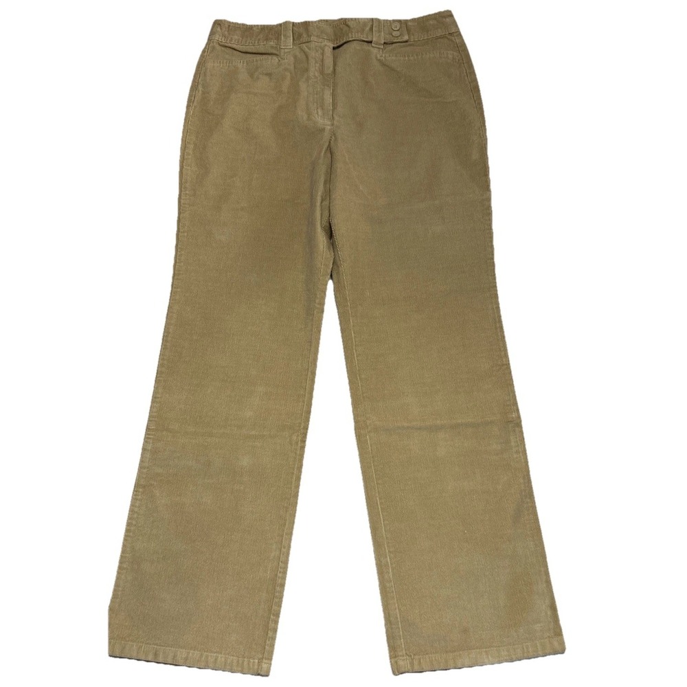 Women's Talbots Stretch Corduroy‎ Bootcut Pants Sz 16
